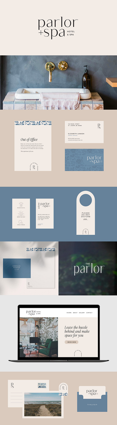 Parlor+Spa Hotel & Spa art direction brand strategy digital marketing graphic design illustration photography