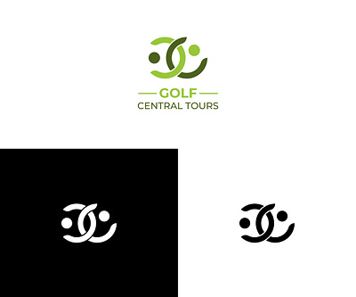 Simple GCT lettermark logo design branding graphic design logo