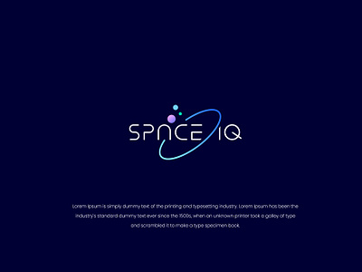 Space IQ Logo Concept brand logo branding branding design business logo corporate design creative design design designpark14 graphic design logo logo creation logo creator logo design logo designer logo maker logo making minimal minimalist logo space iq space logo