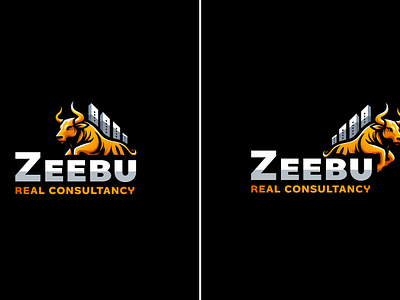 Creative bull logo Design for brand "ZEEBU" branding bull logo graphic design logo motion graphics