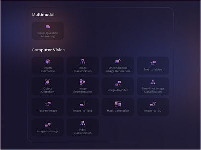 Web3 Icons Design for Multimodal & Computer Vision branding design graphic design icon icon set icons illus ui uiux web3