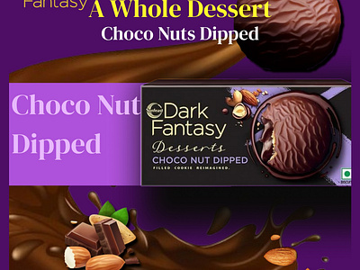 Dark fantasy biscuit insta poster instagram post poster design product design ui
