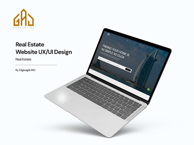 Real Estate Company Website | UX/UI Design design inspiration landing property real estate ui ux visual website