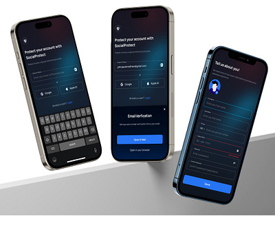 Sign up Screen blue theme dark theme home page login screen mobile ui design nft nft screen sign up signup ux ui ui design ux design