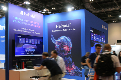 The Heimdal Brand Identity Reveal at Infosecurity 2024 branding identity