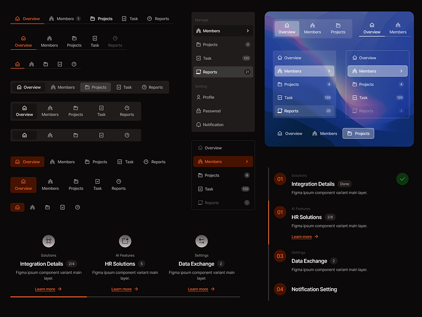 Browse thousands of Tab UI Design images for design inspiration | Dribbble