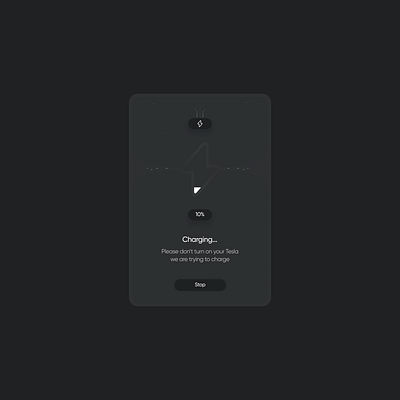 Charging Component ⚡ bento bento grid component dark mood product design ui ux