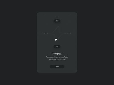 Charging Component ⚡ bento bento grid component dark mood product design ui ux