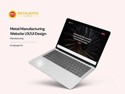Metal Manufacturing Website | UX/UI | Website Design design figma landingpage manufactoring metal ui ux website