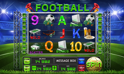 Symbols animation for the online slot machine "Football" animation characters characters animation characters design digital art football football slot gambling gambling animation gambling art game animation game art game design graphic design motion graphics slot design soccer soccer symbols symbols animation