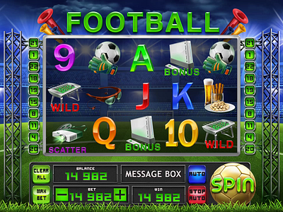 Symbols animation for the online slot machine "Football" animation characters characters animation characters design digital art football football slot gambling gambling animation gambling art game animation game art game design graphic design motion graphics slot design soccer soccer symbols symbols animation