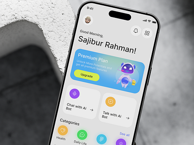 AI Assistant Mobile App Design ai app design ai assistant mobile app design ai assistant ui android app design android mobile app app design app design figma app designer app ui design app ui ux app ui ux design design figma template figma uiux mobile app mobile app design modern app design modern ui design ux designer