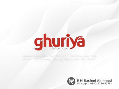 Bangla & English Typography Logo Design bangla and english logo bangla and english similar logo bangla logo best logo branding design english logo ghuriya logo graphic design icon design illustration logo logo design popular logo similar bangla and english logo typography ui vector