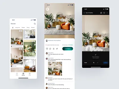 Design Interiors with AI gen ai interior design product design ui ux visual design