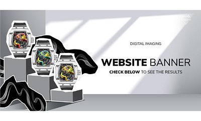 Digital Imaging | Website Banner banner digital imaging graphic design photoshop retouch website banner