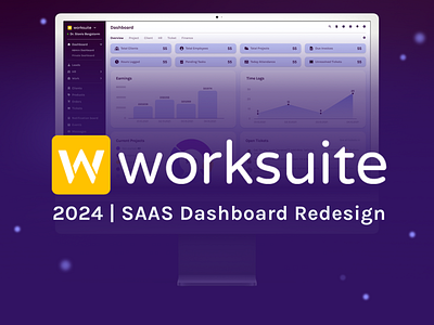 Worksuite | SAAS Dashboard Redesign redesign saas saas dashboard ui design uiux uiux design web app