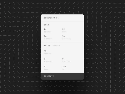 Generista [Figma Plugin] cloner design tools figma plugin generative generative art generator graphic design illustration minimalist noise patterns processing random ui vector fields