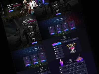 3d Game website landing page design 3d 3d game website 3d game website design branding design game landing page illustration landing page landing page design pubg game web pubg game website saas game user interface ux ui web web game website website 3d website ux ui