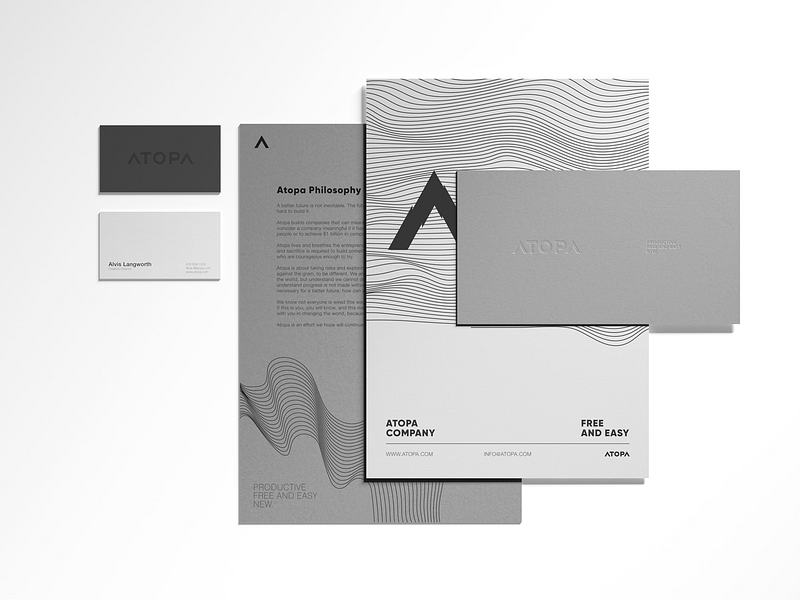 Atopa Brand Identity brand identity