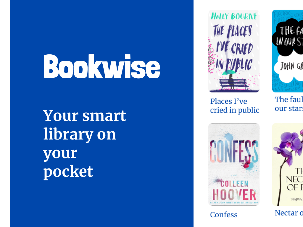 BookWise - Book Reading App UI app design typography ui