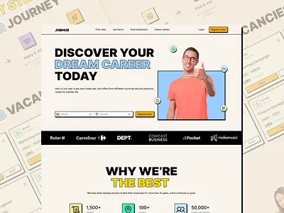 Neubrutalism Landing Page design landing page porfolio ui ux