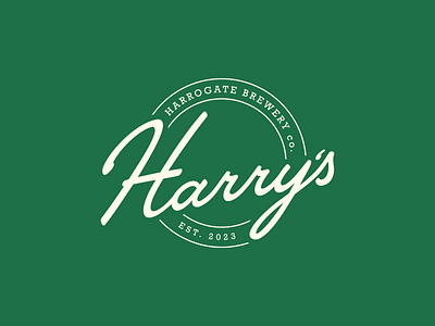 Harry's Brewery badge badgedesign branding brewery candesign design harrogate packaging wordmark