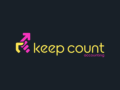 Keep Count Accounting branding fintech logo logodesign