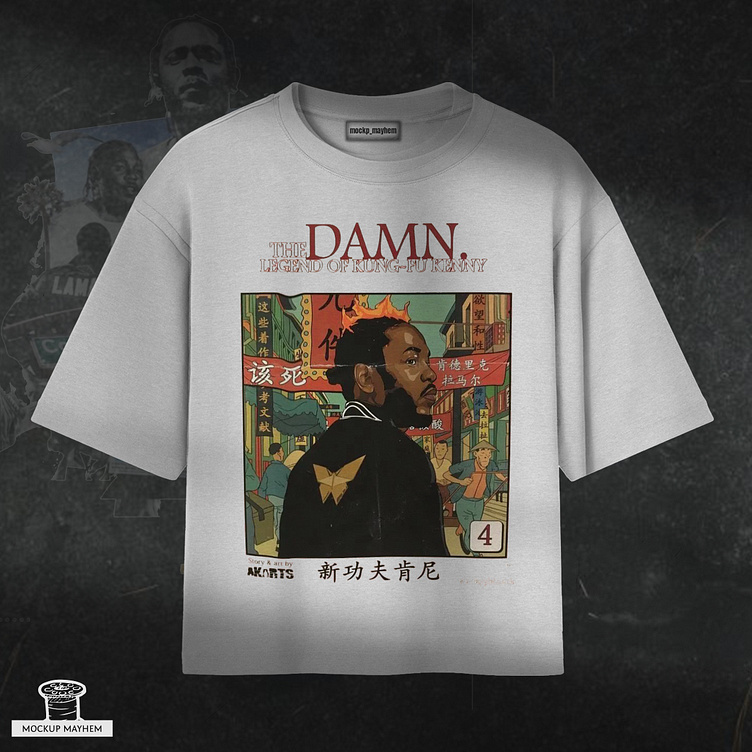 Kendrick Lamar T-Shirt Mockup by Mahdi Guedria on Dribbble