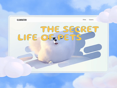 Illumination Entertainment | Corporate website redesign animation design ui ux web