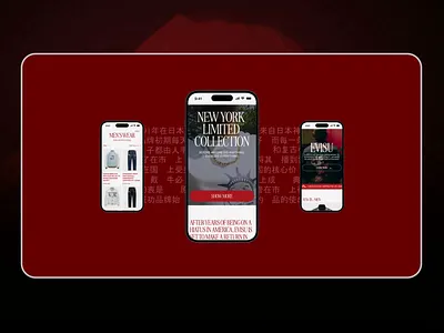 EVISU | E-Commerce redesign animation design ui ux web