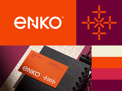 ENKO brand identity brand identity branding design digital graphic design illustration innovative logo logotype minimal product