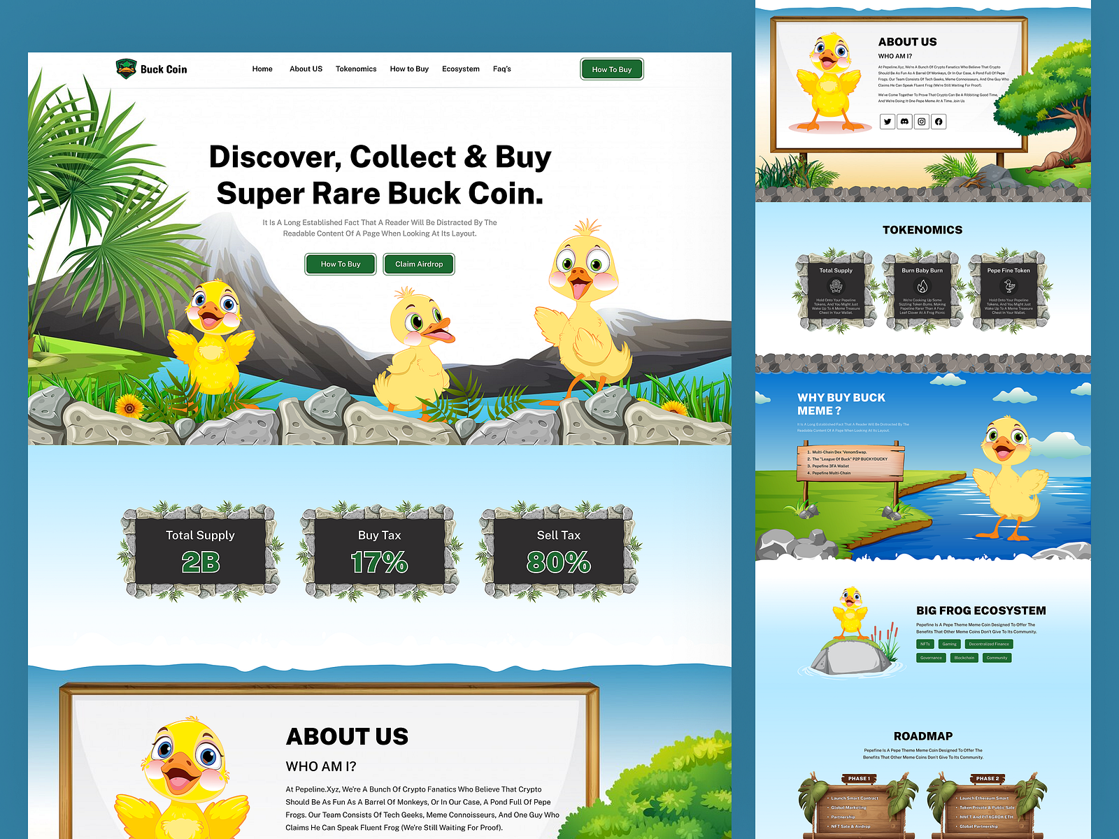 Buck Coin HTML & Tailwind CSS Web Template by allclonescript on Dribbble