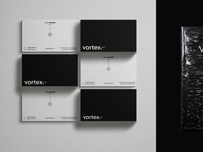 Vortex Studio business card design stationary design studio brand stationary studio branding studio business card