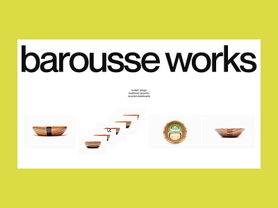 Barousse Works | Redesign concept animation design ui ux web