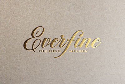 Logo Mockup Gold Foil Effect embossed logo mockup gold foil logo mockup gold foil effect