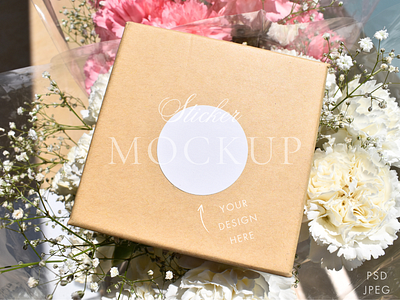 Sticker Wedding Favor Mock up circle jpeg label mockup mock up object photography photograph psd round smart object stationery mock up sticker mockup styled image styled photo wedding favor wedding gift box