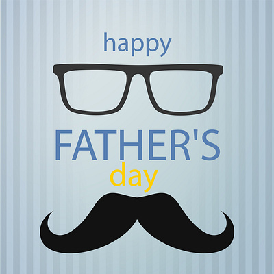 HAPPY FATHERS DAY adobe illustrator design fatherhood fatherly fathers day glasses graphic design happy fathers day hat hero illustration international day love you mustaches vector