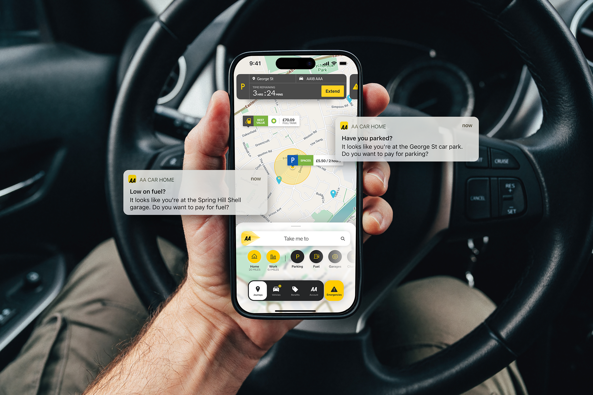 Digital strategy for The AA & innovation roadmap experience design human centred design strategy ux vision