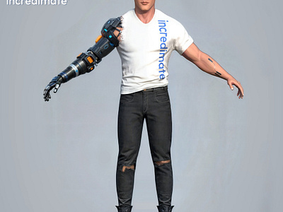 3D Model Cyborg 3d cyborgmagic digitalartistry techart viraltech