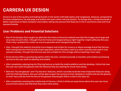 Carrera UX Re-Design graphic design ui ux