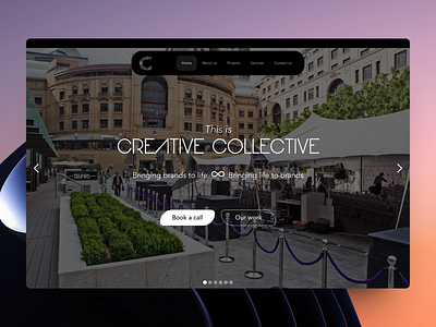 Creative Collective website figma ui ux web design webflow