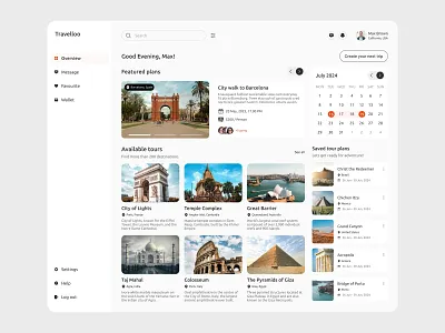 Travelloo 🧳 | Travel Planner App adventure ai dashboard destination flight group tour minilam mobile app planner tour plan tourism travel travel agency trip ui uiux vacation web ui app
