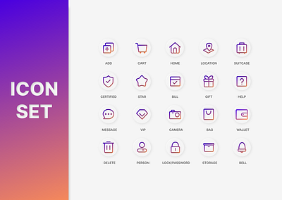 #Icon Set DailyUI #55 branding dailyui design icon icon set icons ui ux vector