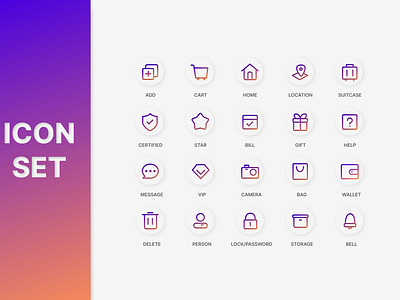 #Icon Set DailyUI #55 branding dailyui design icon icon set icons ui ux vector