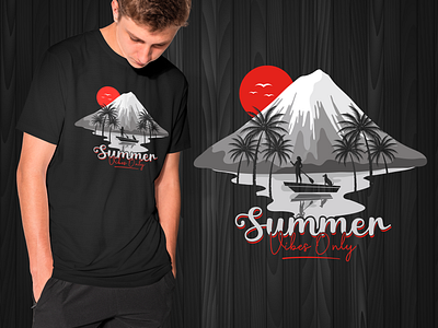 SUMMER VIBES OUTDOOR T-SHIRT DESIGN apparel beachvibes casualwear clothing cooltees customtshirt graphictshirt illustration outdoorfashion outdoorlifestyle summerfashion summeroutfit summerstyle summertshirt summervibes summerwear sunnydays trendytees tshirtdesign vacationmode