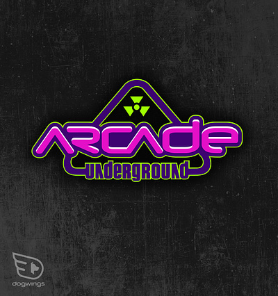 Logo designs - traditional arcade arcade chipdavid dogwings games logo vector