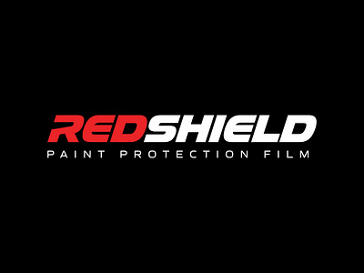 Paint Protection Film Logo - REDSHIELD 2color brandingromania cartuningdesign foliemasinidesign hubifarago paintprotectionfilm ppfbranding ppflogo redlogo rednicprodetailing redshield shieldlogo