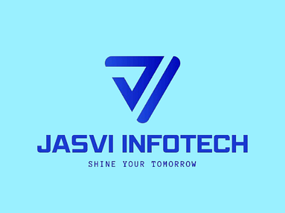 Creating a Logo design for the Jasvi Infotech. brand design branding graphic design jasvi jasvi infotech logo logo design