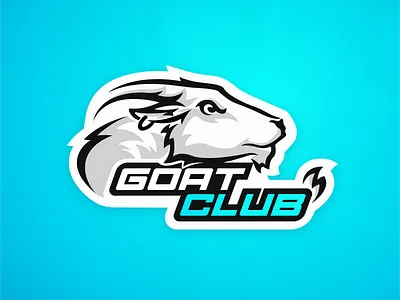 Goat Logo Concept #3 art branding design goat graphic design illustration logo typography ui vector