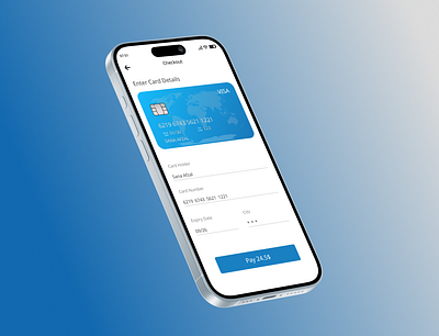 Daily UI #002 - Credit Card Checkout app design checkout checkout form design credit card checkout daily ui daily ui challenge debit card checkout figma first shot form form design form ui mobile app design mockup ui ui design ux design